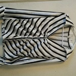 Caché striped button up